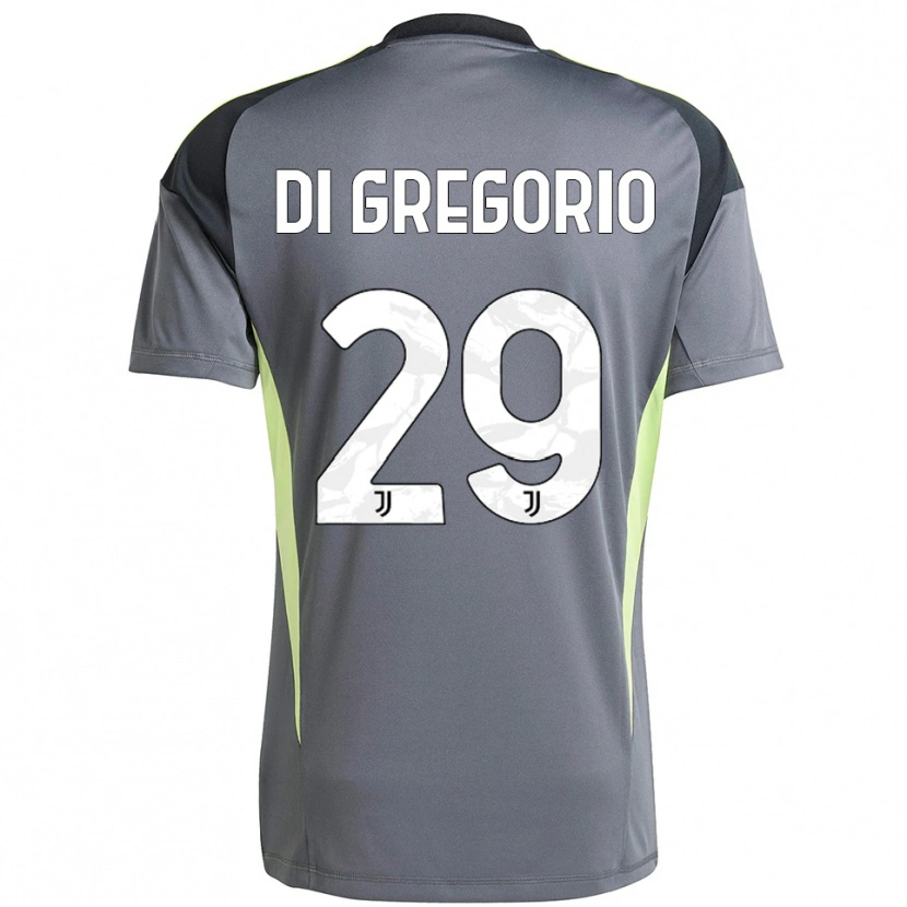 Danxen Kinderen Michele Di Gregorio #29 Donkergrijs Wit Keepersshirt 2025/26 T-Shirt België