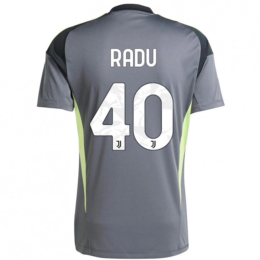 Danxen Kinderen Riccardo Radu #40 Donkergrijs Wit Keepersshirt 2025/26 T-Shirt België