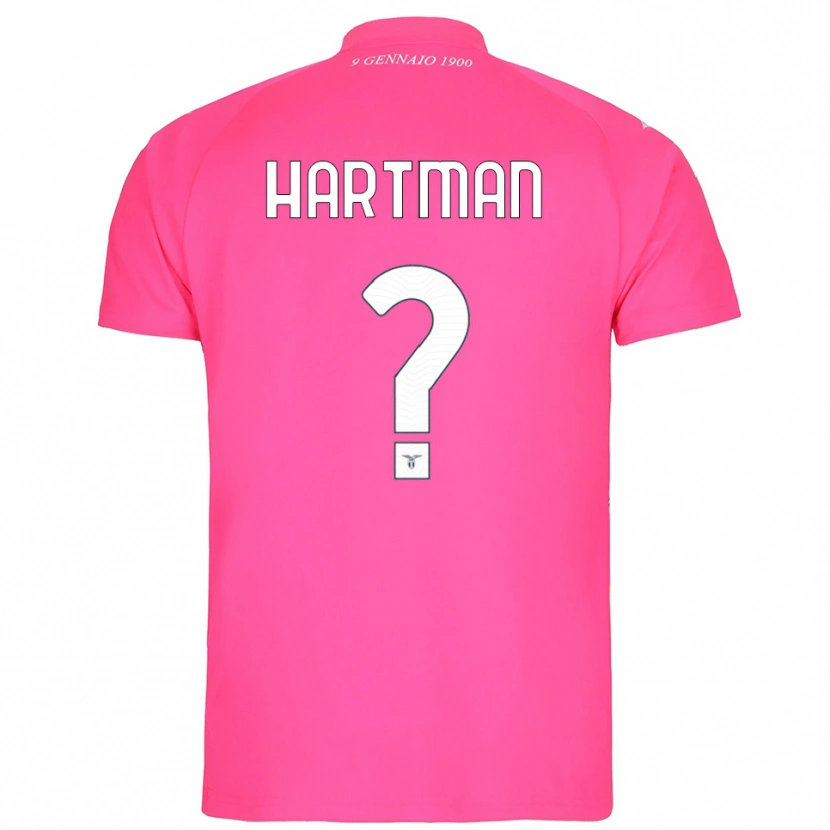 Danxen Kinderen Thomas Hartman #0 Diep Roze Keepersshirt 2025/26 T-Shirt België