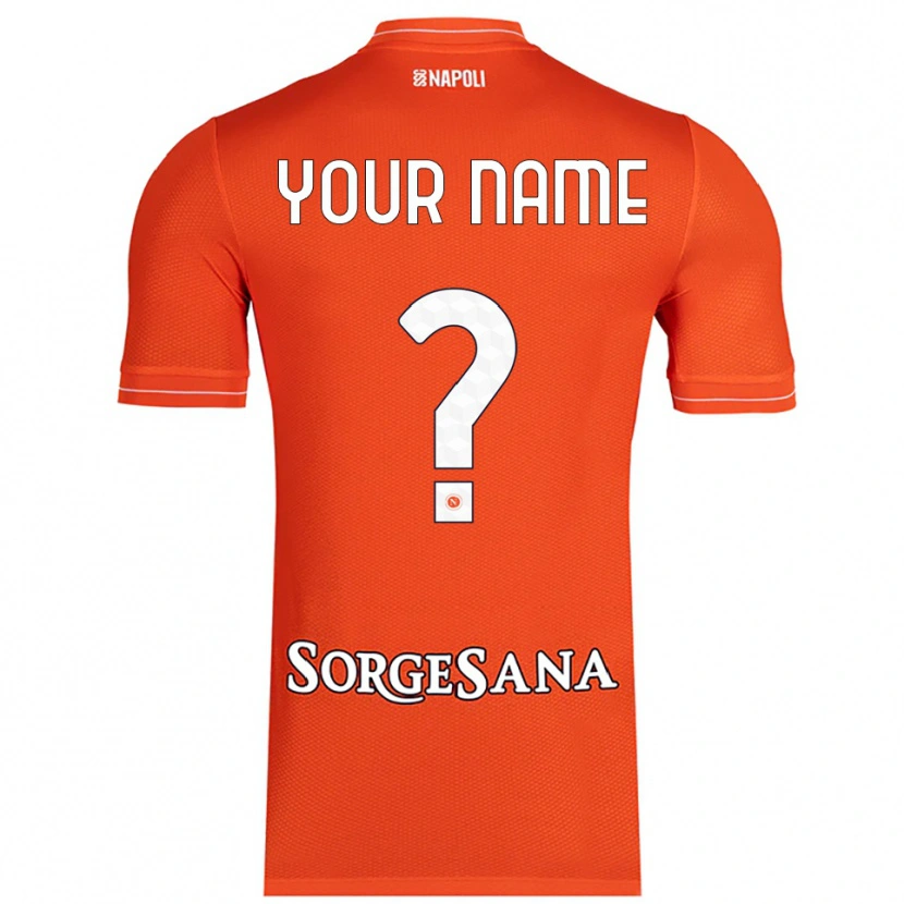 Danxen Kinderen SSC Napoli Oranje Rood Wit Keepersshirt 2025/26 T-Shirt België