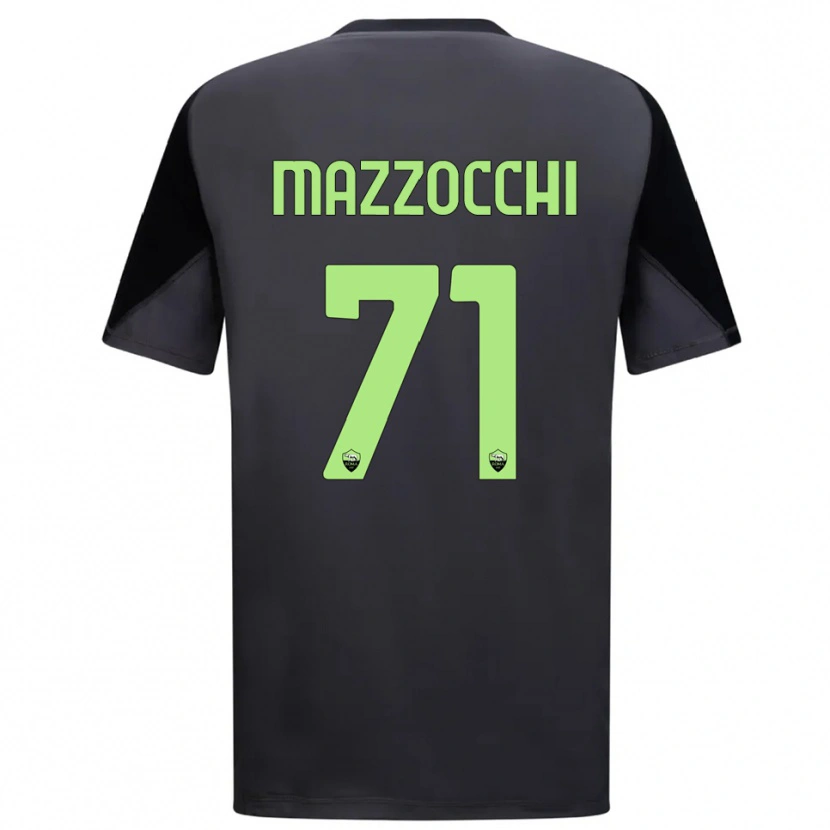 Danxen Kinderen Giulia Mazzocchi #71 Zwart Licht Groen Keepersshirt 2025/26 T-Shirt België