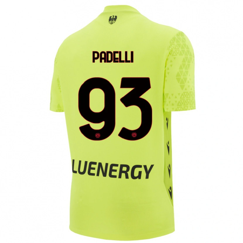 Danxen Kinderen Daniele Padelli #93 Groen Geel Zwart Keepersshirt 2025/26 T-Shirt België