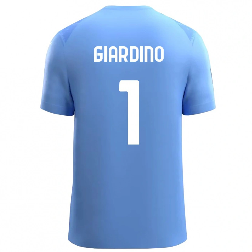 Danxen Kinderen Andrea Giardino #1 Hemelsblauw Wit Keepersshirt 2025/26 T-Shirt België