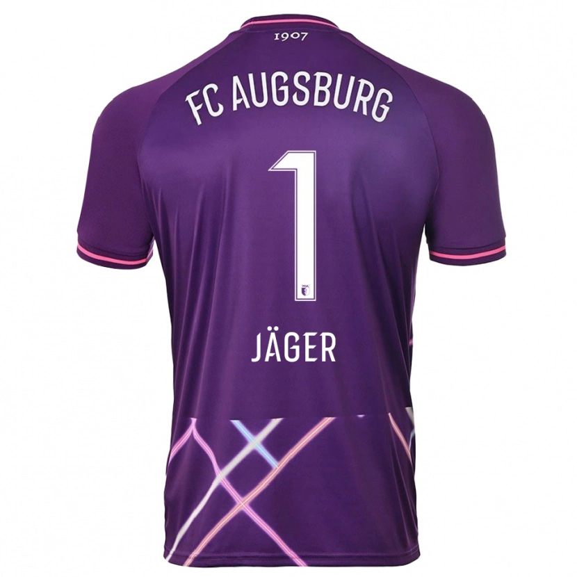 Danxen Kinderen Tobias Jäger #1 Paars Roze Keepersshirt 2025/26 T-Shirt België