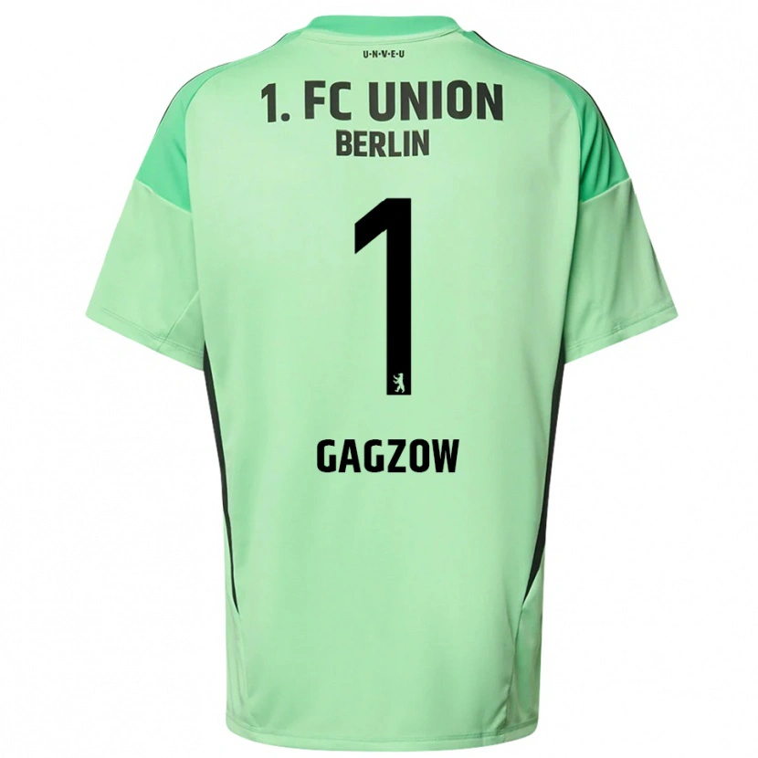 Danxen Kinderen Fritz Gagzow #1 Licht Groen Zwart Keepersshirt 2025/26 T-Shirt België