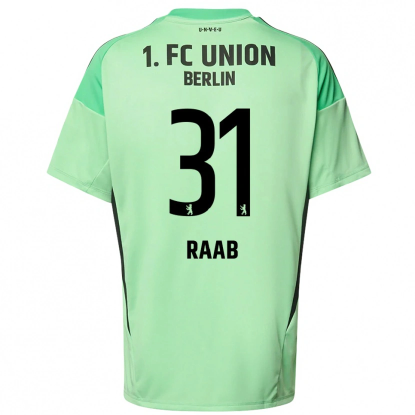 Danxen Kinderen Matheo Raab #31 Licht Groen Zwart Keepersshirt 2025/26 T-Shirt België