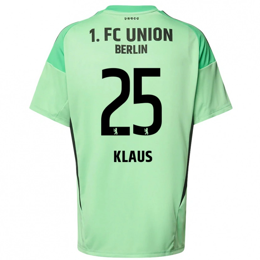Danxen Kinderen Carl Klaus #25 Licht Groen Zwart Keepersshirt 2025/26 T-Shirt België