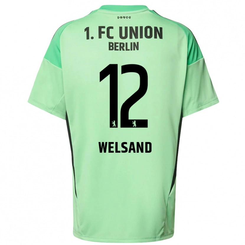 Danxen Kinderen Oskar Welsand #12 Licht Groen Zwart Keepersshirt 2025/26 T-Shirt België