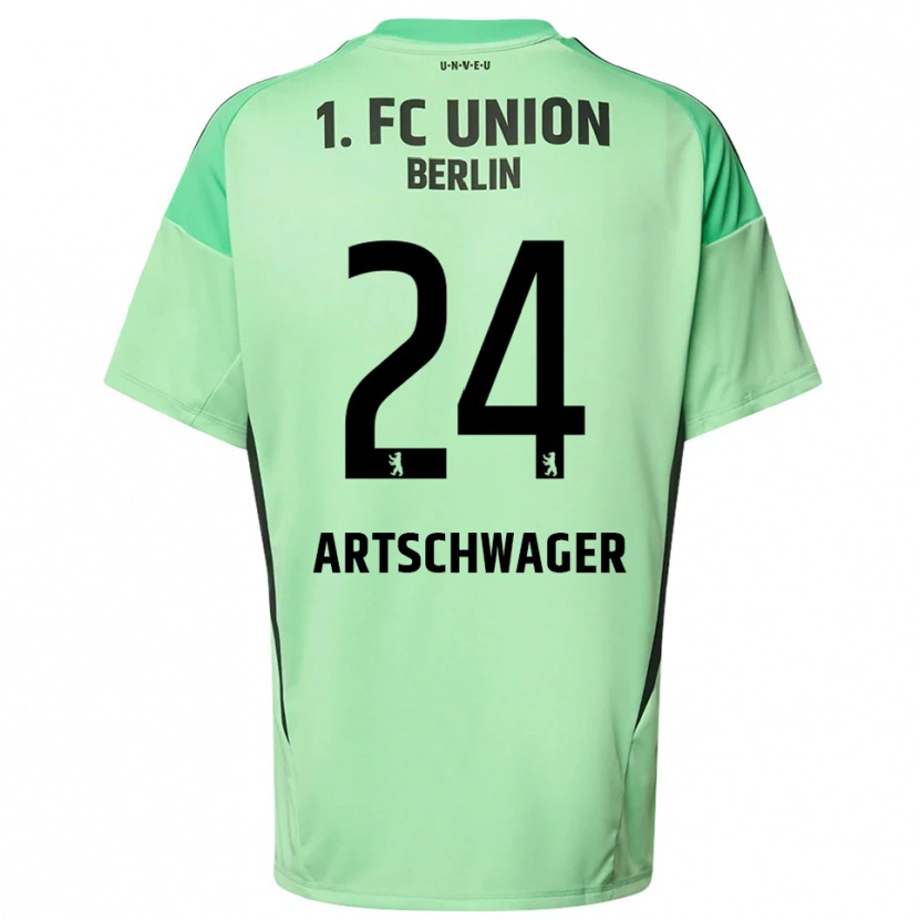 Danxen Kinderen Finn Artschwager #24 Licht Groen Zwart Keepersshirt 2025/26 T-Shirt België