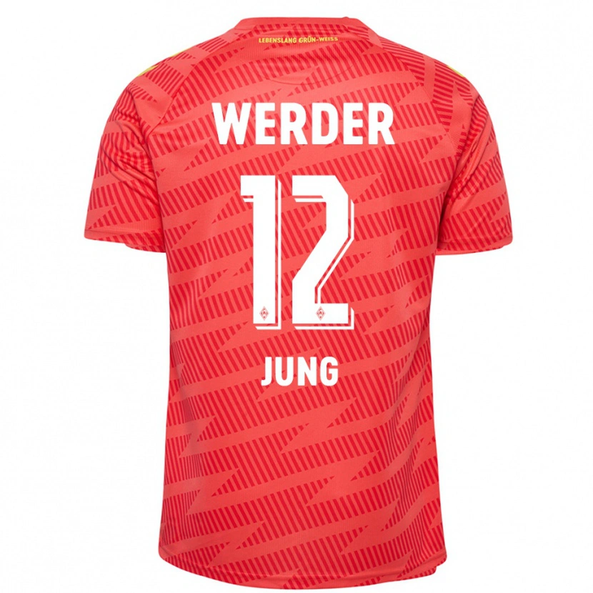 Danxen Kinderen Hugo Jung #12 Rood Geel Keepersshirt 2025/26 T-Shirt België