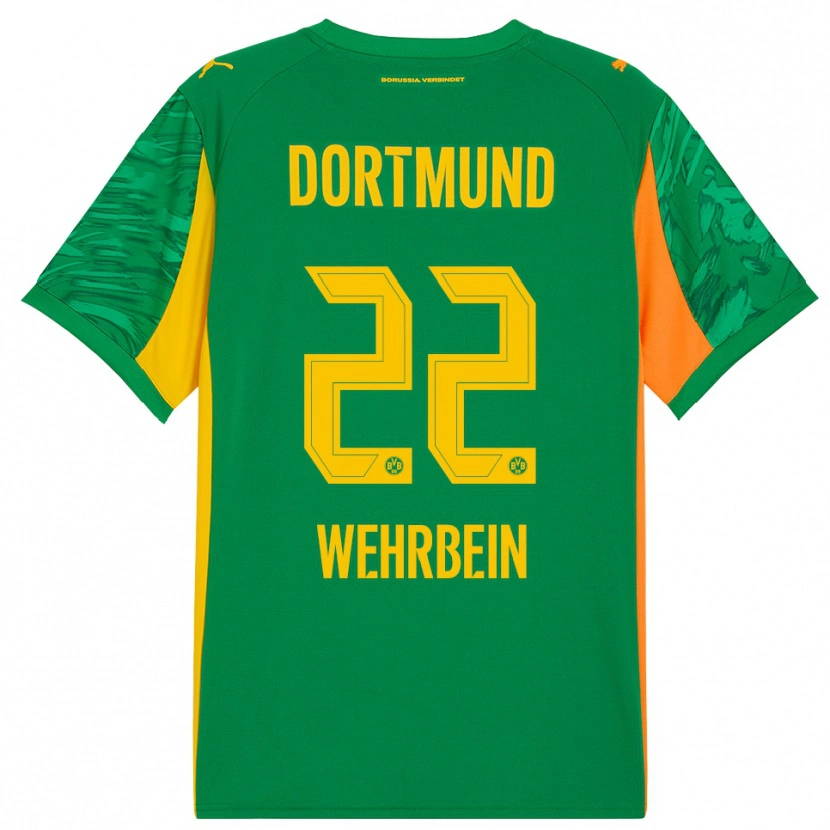 Danxen Kinderen Jan-Mattis Wehrbein #22 Groen Oranje Keepersshirt 2025/26 T-Shirt België