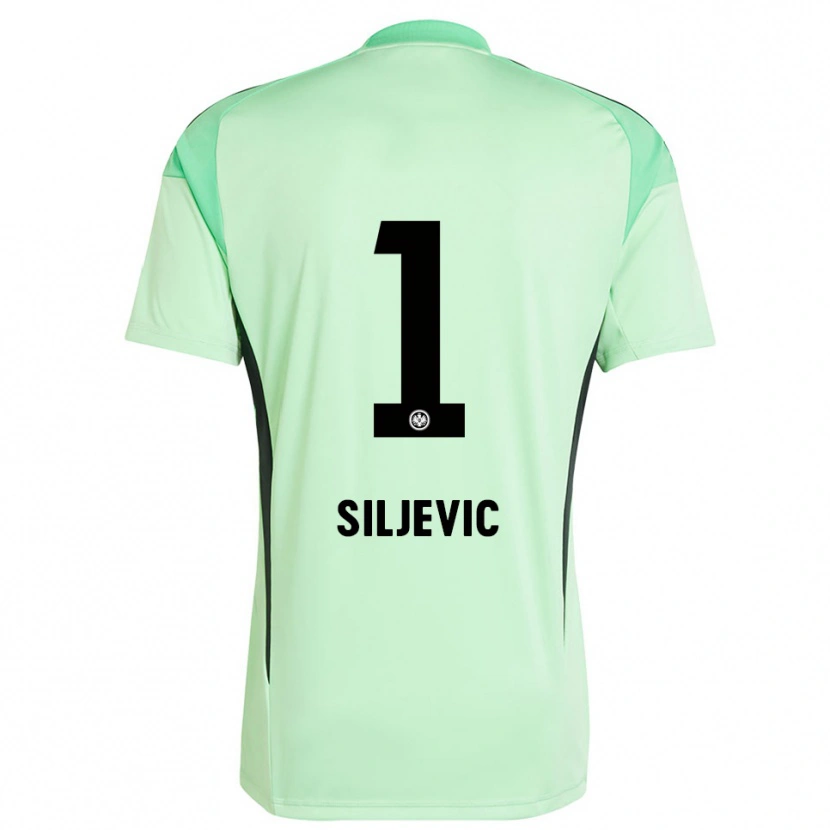 Danxen Kinderen Amil Siljevic #1 Licht Groen Zwart Keepersshirt 2025/26 T-Shirt België
