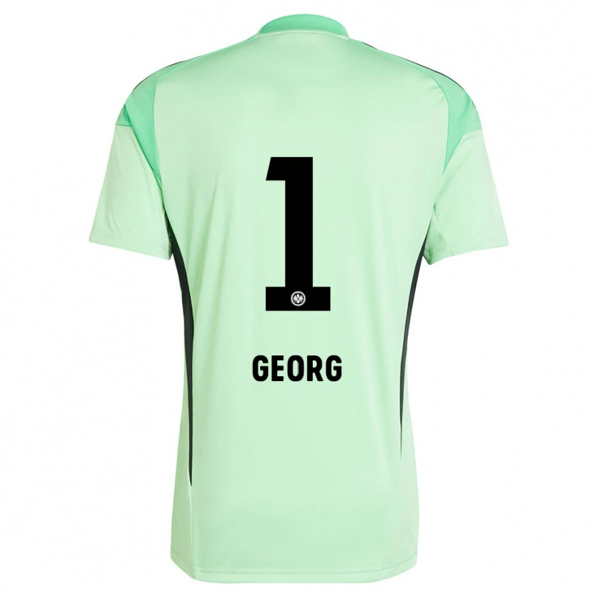 Danxen Kinderen Hannes Georg #1 Licht Groen Zwart Keepersshirt 2025/26 T-Shirt België