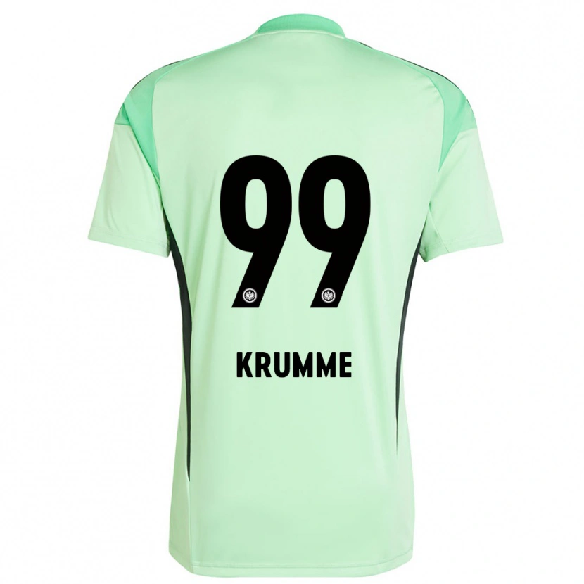 Danxen Kinderen Janne Krumme #99 Licht Groen Zwart Keepersshirt 2025/26 T-Shirt België