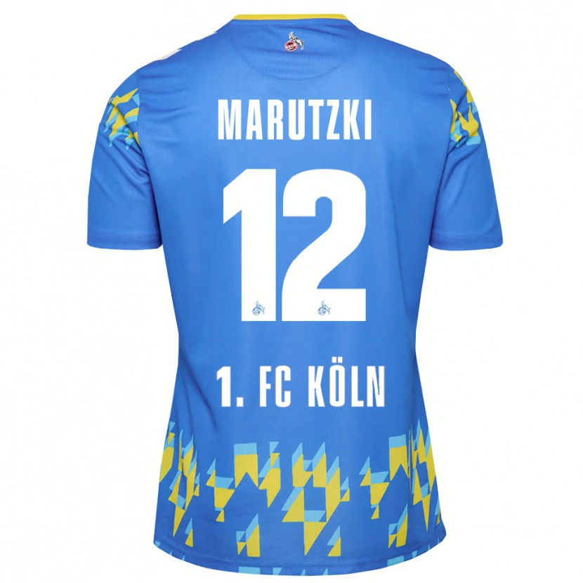 Danxen Kinderen Mikolaj Marutzki #12 Korenbloemblauw Keepersshirt 2025/26 T-Shirt België