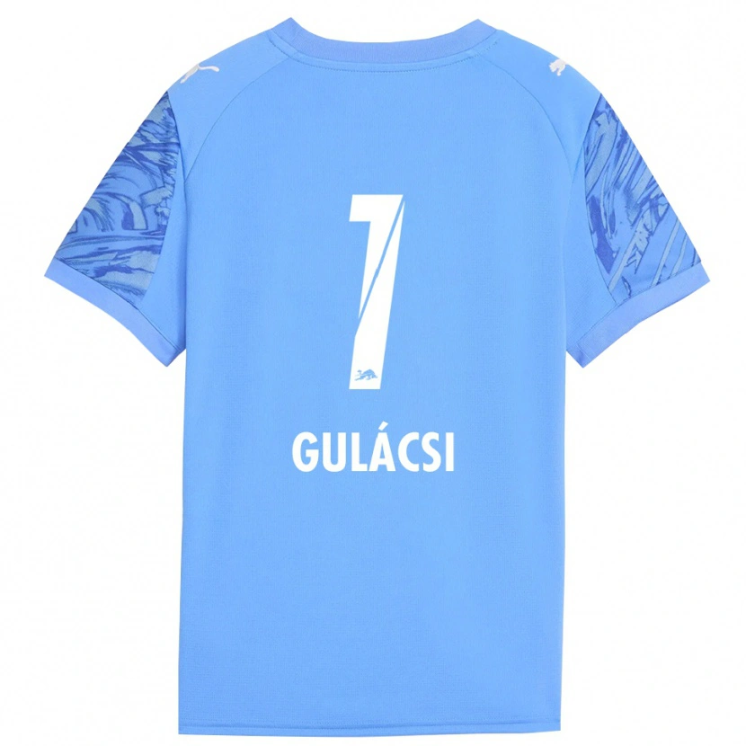 Danxen Kinderen Péter Gulácsi #1 Koninklijk Blauw Rood Keepersshirt 2025/26 T-Shirt België