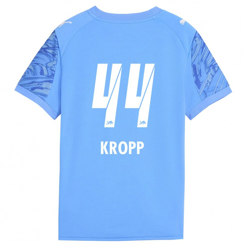 Danxen Kinderen Mirja Kropp #44 Koninklijk Blauw Rood Keepersshirt 2025/26 T-Shirt België