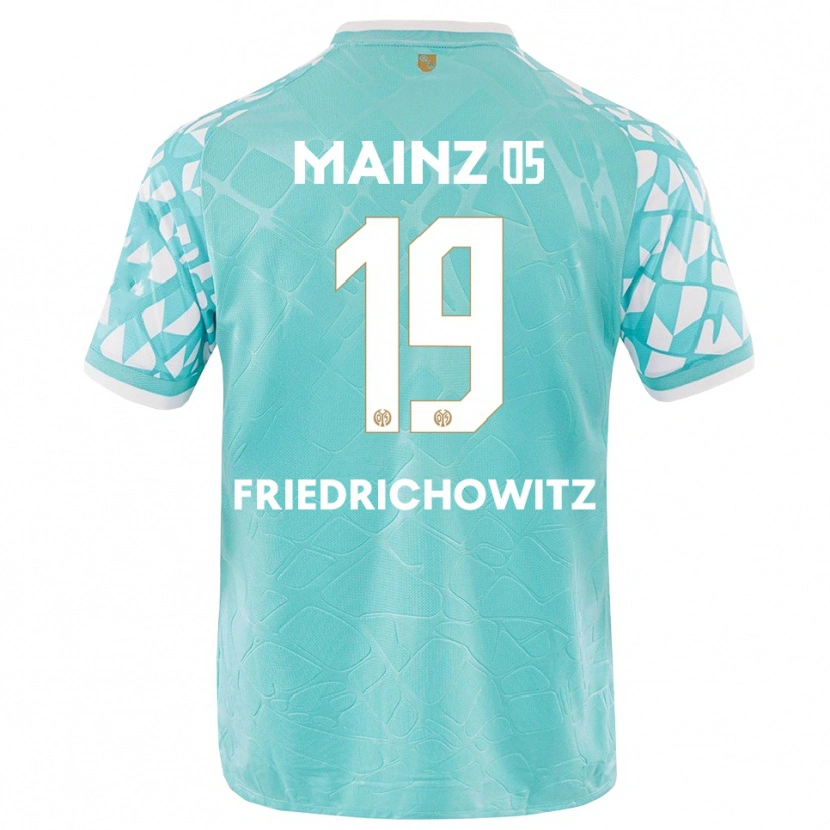 Danxen Kinderen Anna Friedrichowitz #19 Turquoise Wit Keepersshirt 2025/26 T-Shirt België