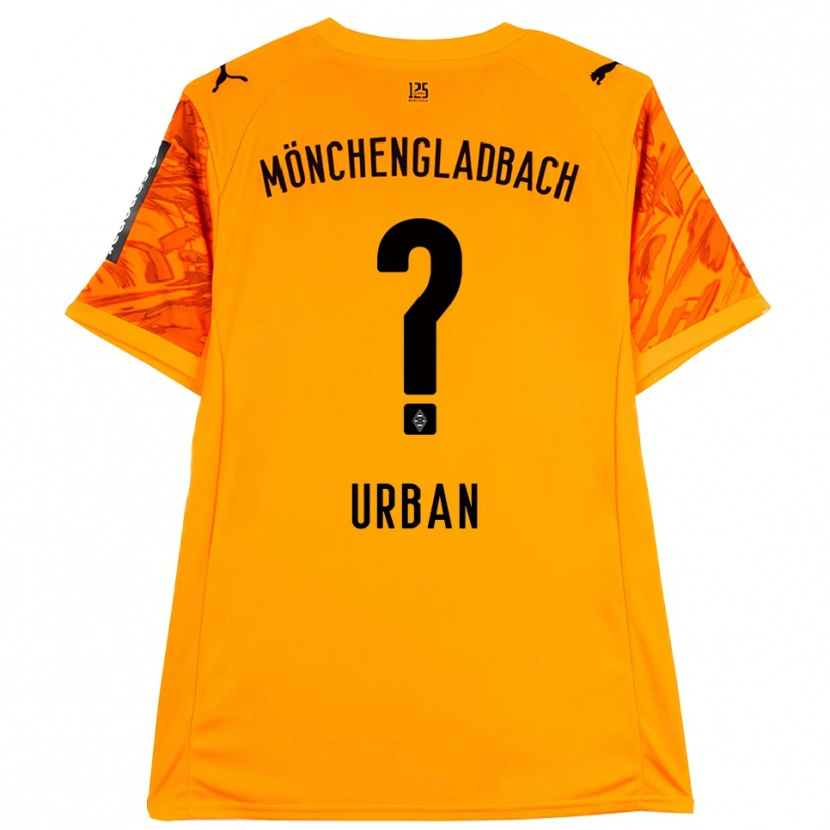 Danxen Kinderen Simon Urban #0 Oranje Geel Zwart Keepersshirt 2025/26 T-Shirt België
