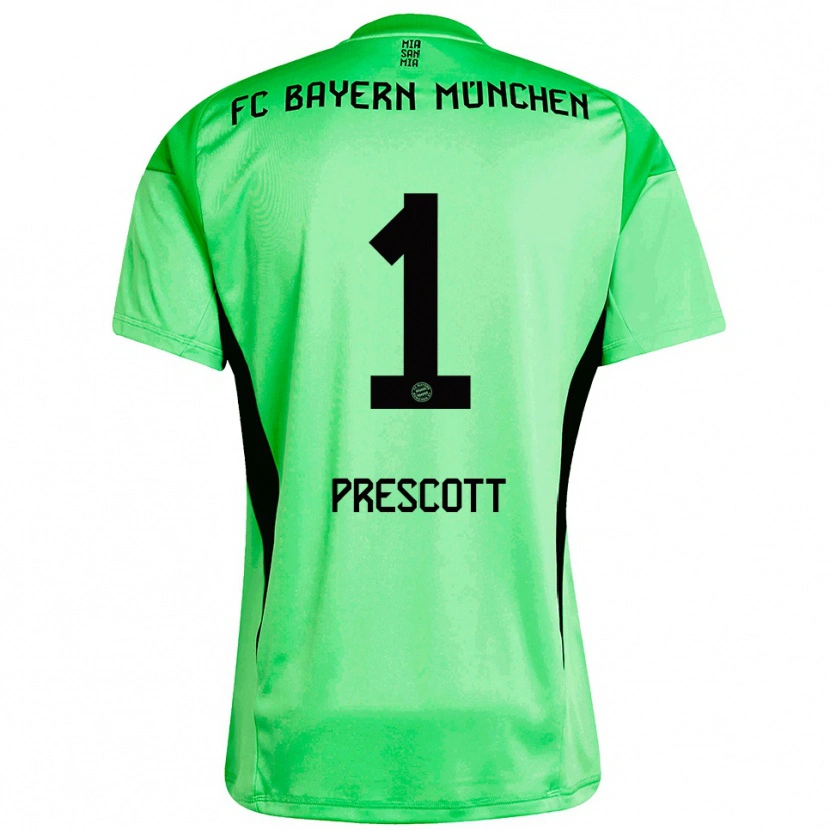 Danxen Kinderen Leonard Prescott #1 Medium Lente Groen Keepersshirt 2025/26 T-Shirt België