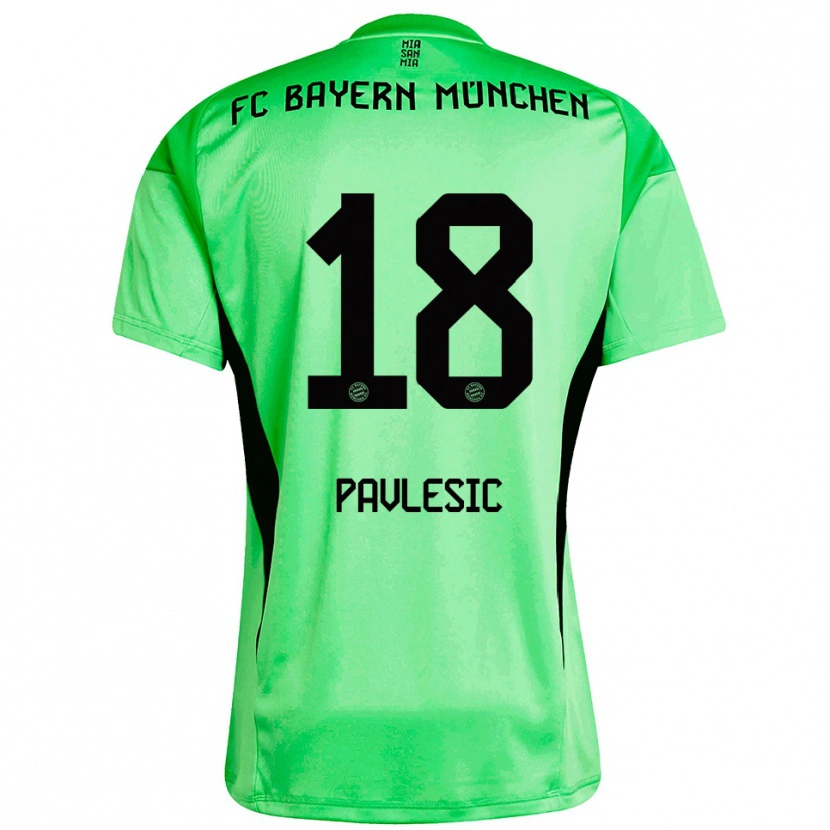 Danxen Kinderen Anthony Pavlesic #18 Medium Lente Groen Keepersshirt 2025/26 T-Shirt België