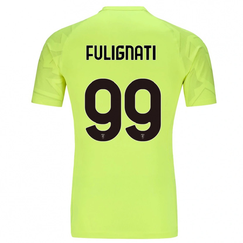 Danxen Kinderen Andrea Fulignati #99 Fluorescent Groen Keepersshirt 2025/26 T-Shirt België
