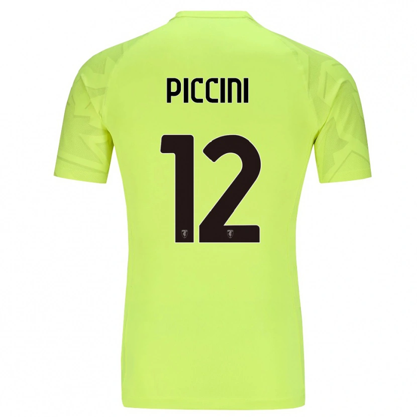 Danxen Kinderen Bernardo Piccini #12 Fluorescent Groen Keepersshirt 2025/26 T-Shirt België