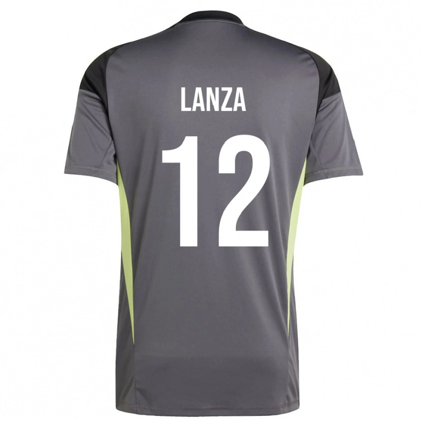 Danxen Kinderen Cesare Lanza #12 Dim Grijs Keepersshirt 2025/26 T-Shirt België
