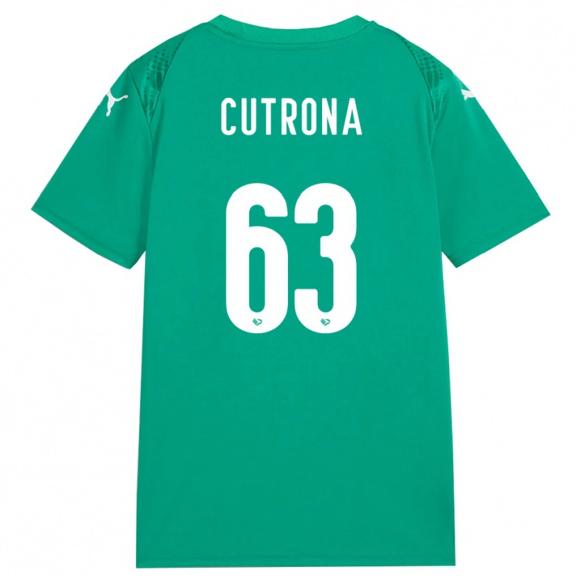 Danxen Kinderen Francesco Cutrona #63 Zeegroen Wit Keepersshirt 2025/26 T-Shirt België