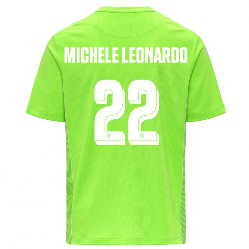 Danxen Kinderen Matteo Michele Leonardo #22 Gazongroen Wit Keepersshirt 2025/26 T-Shirt België