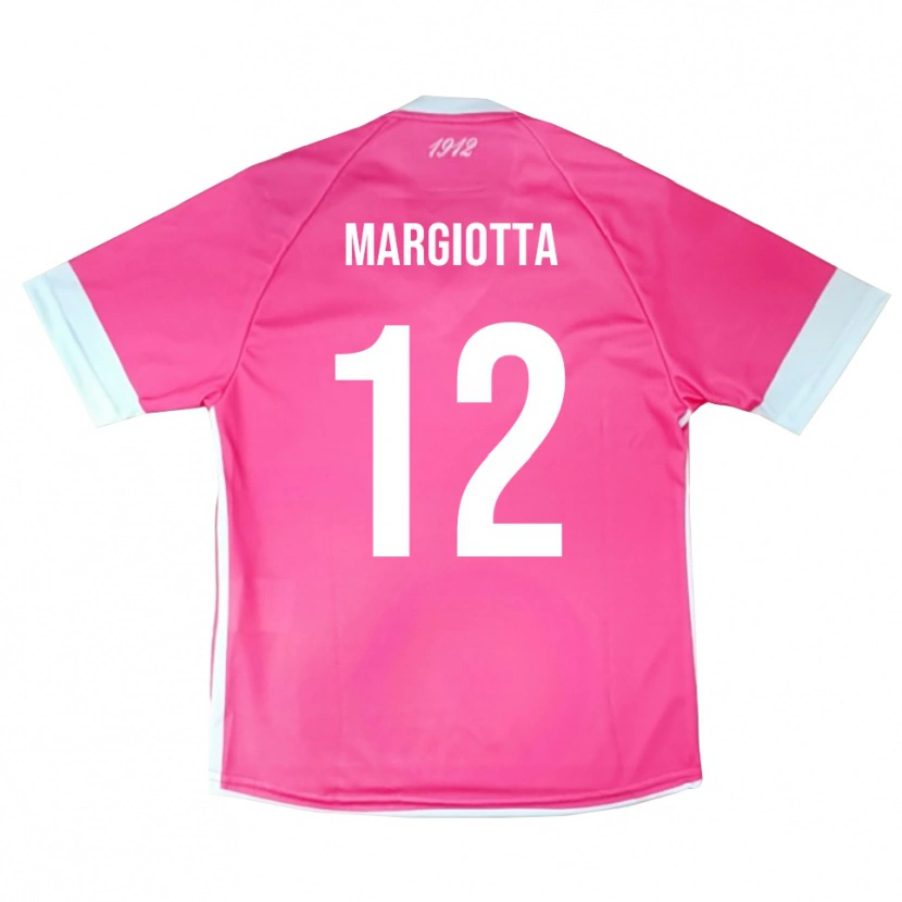 Danxen Kinderen Manuele Margiotta #12 Fuchsia Wit Keepersshirt 2025/26 T-Shirt België