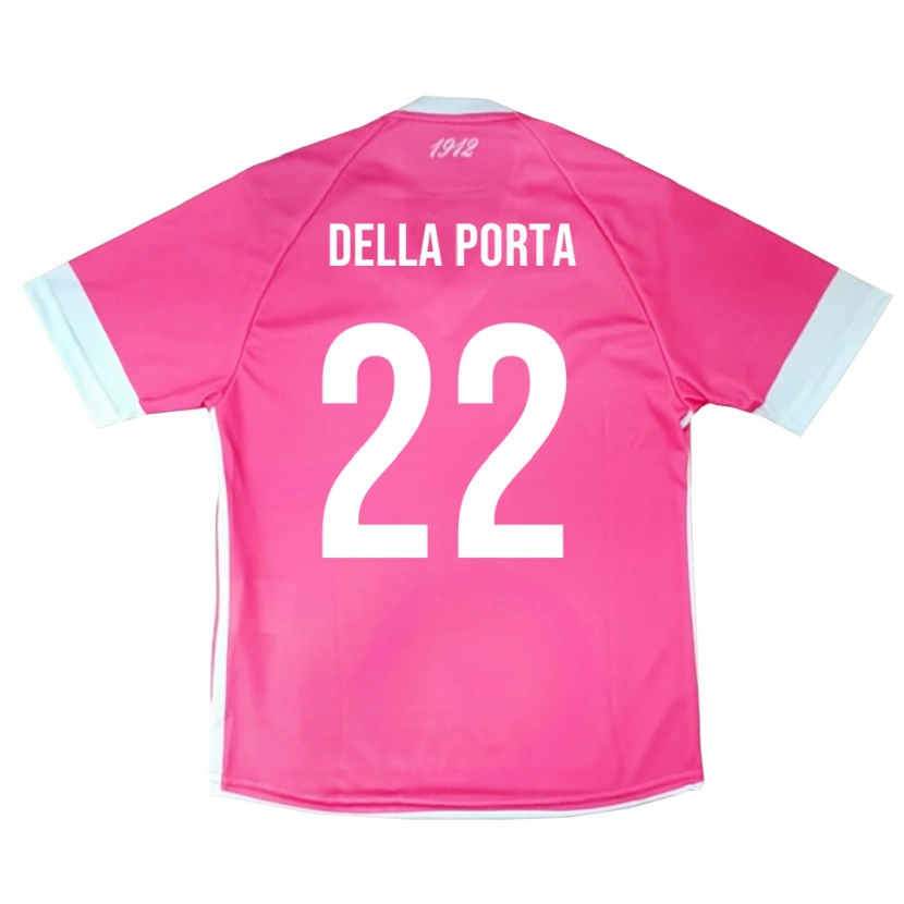 Danxen Kinderen Simone Della Porta #22 Fuchsia Wit Keepersshirt 2025/26 T-Shirt België