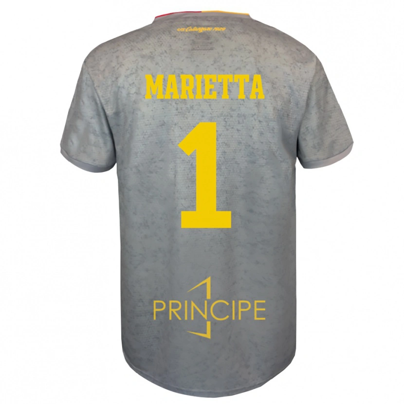 Danxen Kinderen Christian Marietta #1 Zilver Zandbruin Keepersshirt 2025/26 T-Shirt België