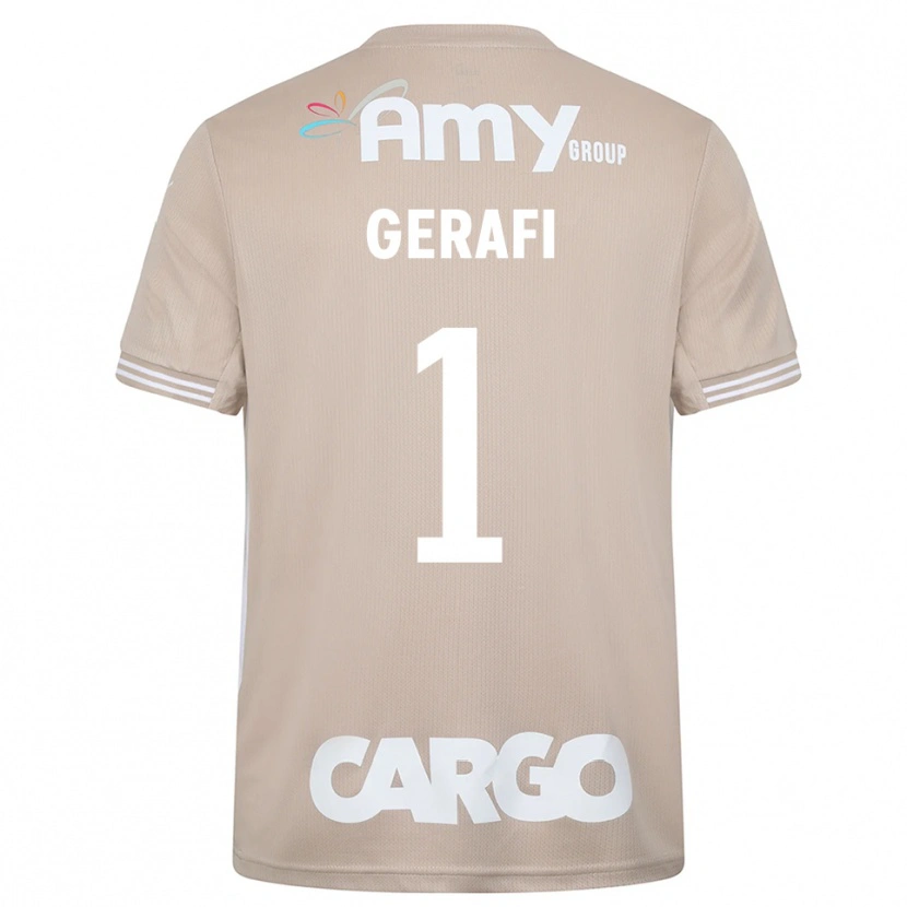 Danxen Kinderen Yoav Gerafi #1 Burly Wood Keepersshirt 2025/26 T-Shirt België