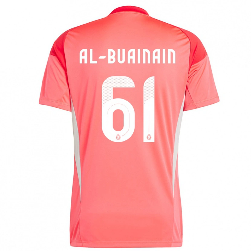 Danxen Kinderen Mubarak Al-Buainain #61 Rood Oranje Geel Keepersshirt 2025/26 T-Shirt België