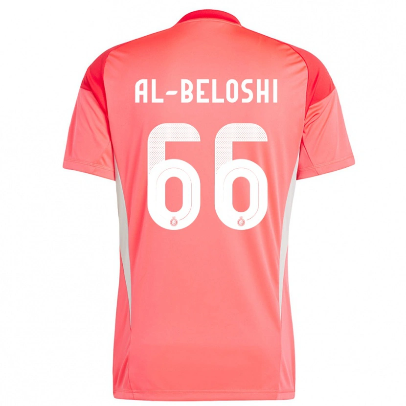 Danxen Kinderen Reem Al-Beloshi #66 Rood Oranje Geel Keepersshirt 2025/26 T-Shirt België