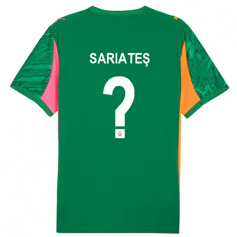 Danxen Kinderen Taha Sarıateş #0 Groen Oranje Roze Keepersshirt 2025/26 T-Shirt België