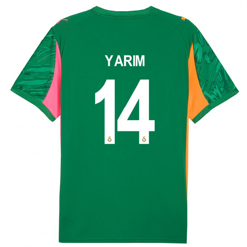 Danxen Kinderen Esra Yarım #14 Groen Oranje Roze Keepersshirt 2025/26 T-Shirt België