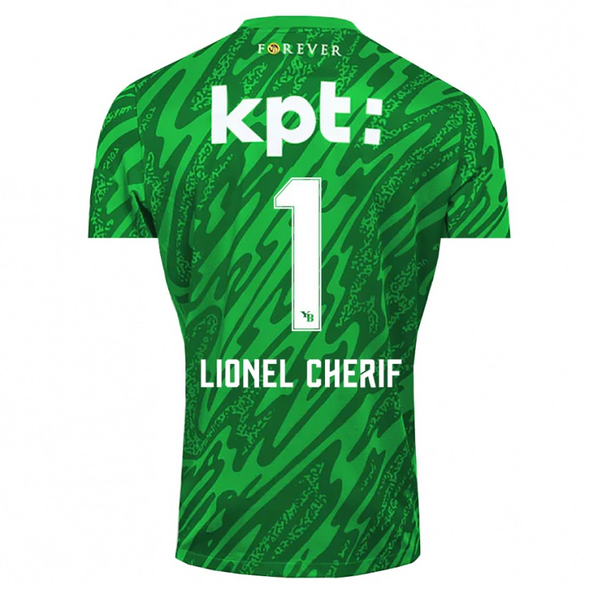 Danxen Kinderen Kader Cherif #1 Groen Wit Keepersshirt 2025/26 T-Shirt België