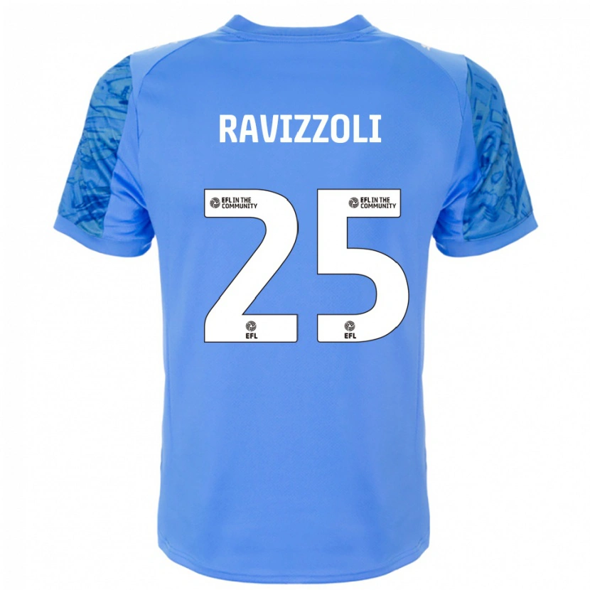 Danxen Kinderen Franco Ravizzoli #25 Dodgerblauw Keepersshirt 2025/26 T-Shirt België