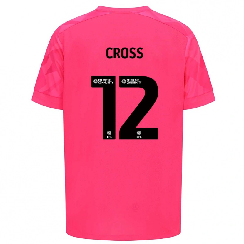 Danxen Kinderen Alex Cross #12 Roze Roze Keepersshirt 2025/26 T-Shirt België