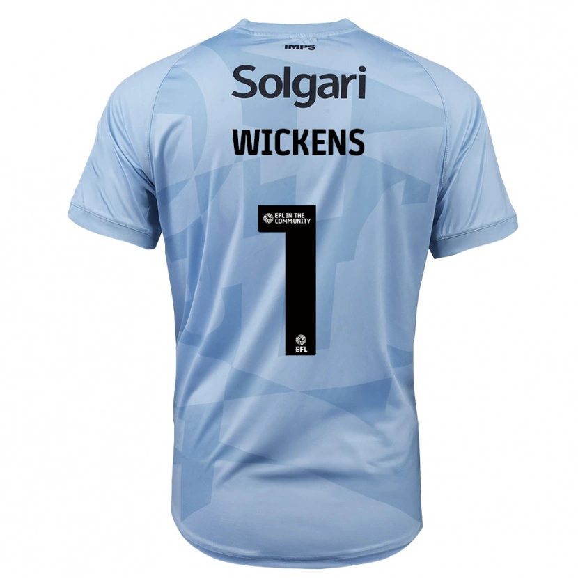 Danxen Kinderen George Wickens #1 Licht Hemelsblauw Keepersshirt 2025/26 T-Shirt België