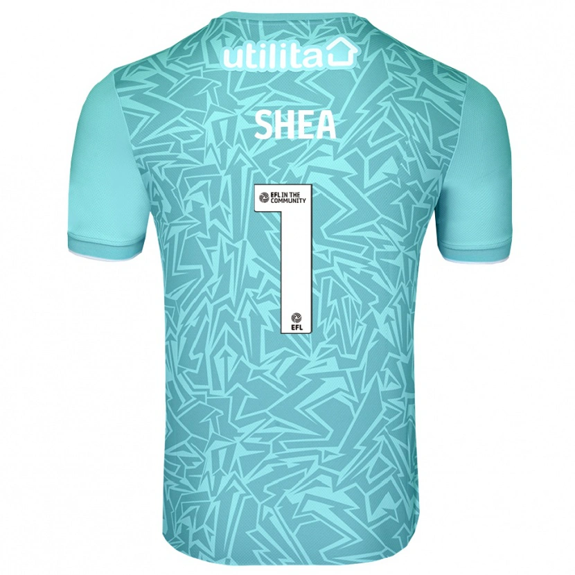 Danxen Kinderen James Shea #1 Lichtblauw Keepersshirt 2025/26 T-Shirt België