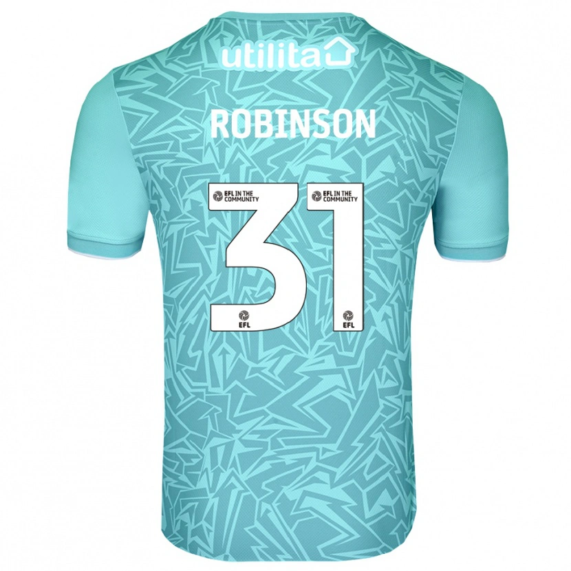 Danxen Kinderen Leah Robinson #31 Lichtblauw Keepersshirt 2025/26 T-Shirt België