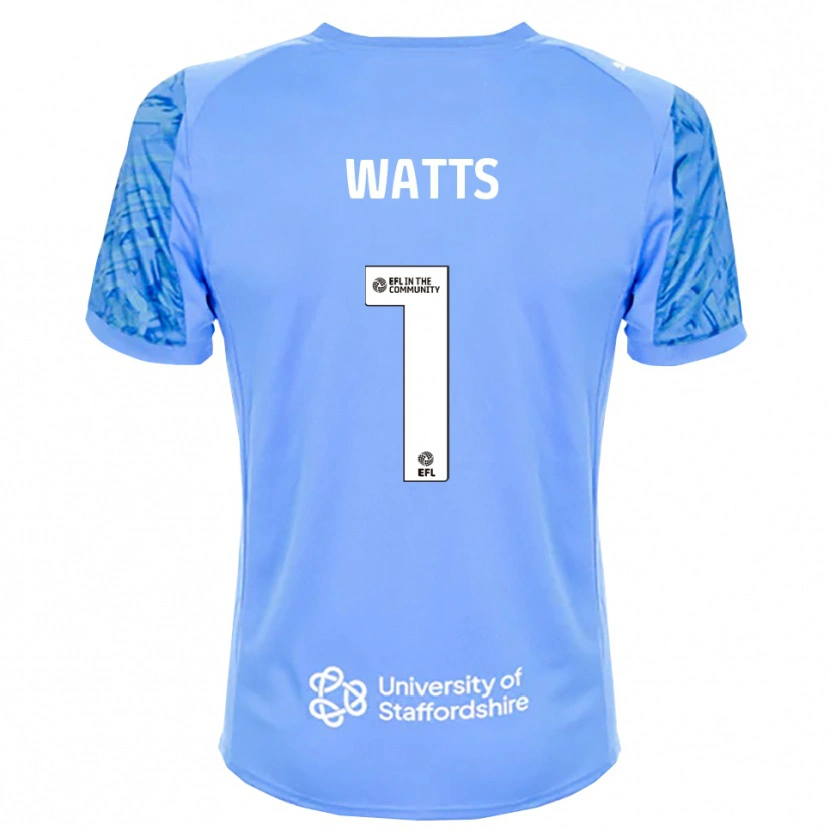 Danxen Kinderen Connie Watts #1 Koningsblauw Keepersshirt 2025/26 T-Shirt België