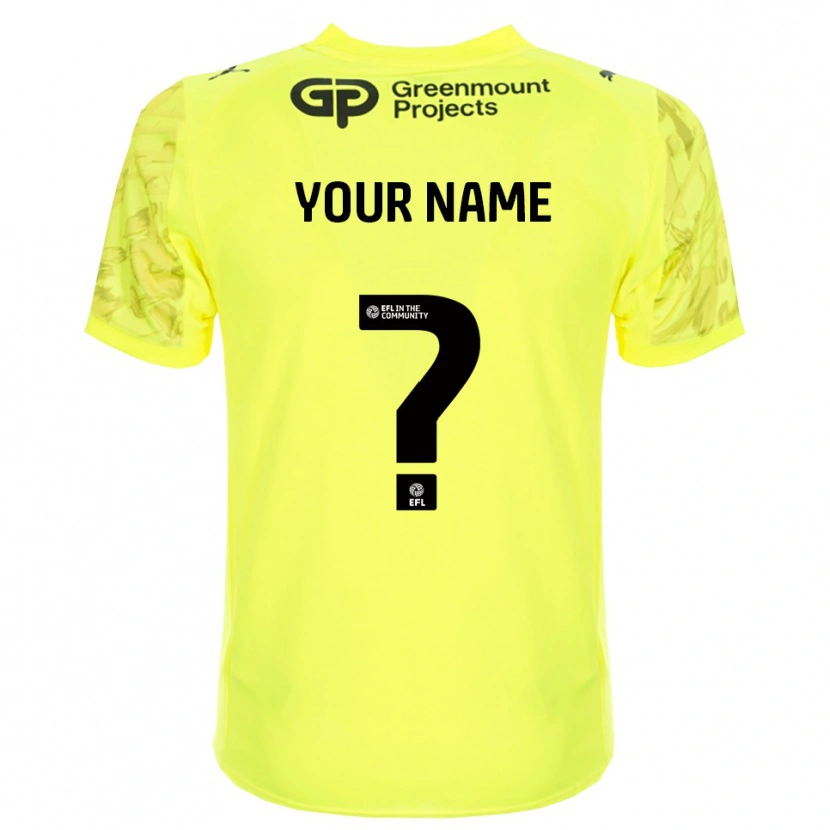 Danxen Kinderen Wigan Athletic Fluorescerend Groen Zwart Keepersshirt 2025/26 T-Shirt België