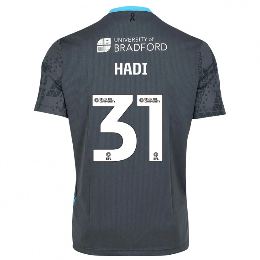 Danxen Kinderen Zac Hadi #31 Zwartgrijs Keepersshirt 2025/26 T-Shirt België