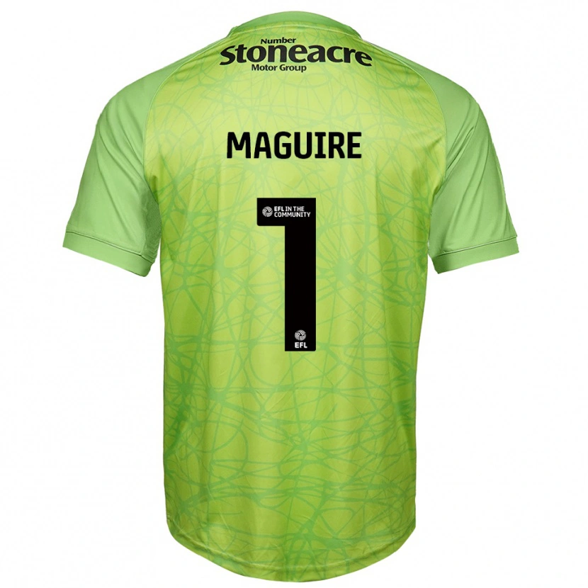 Danxen Kinderen Imogen Maguire #1 Lichtgroen Keepersshirt 2025/26 T-Shirt België