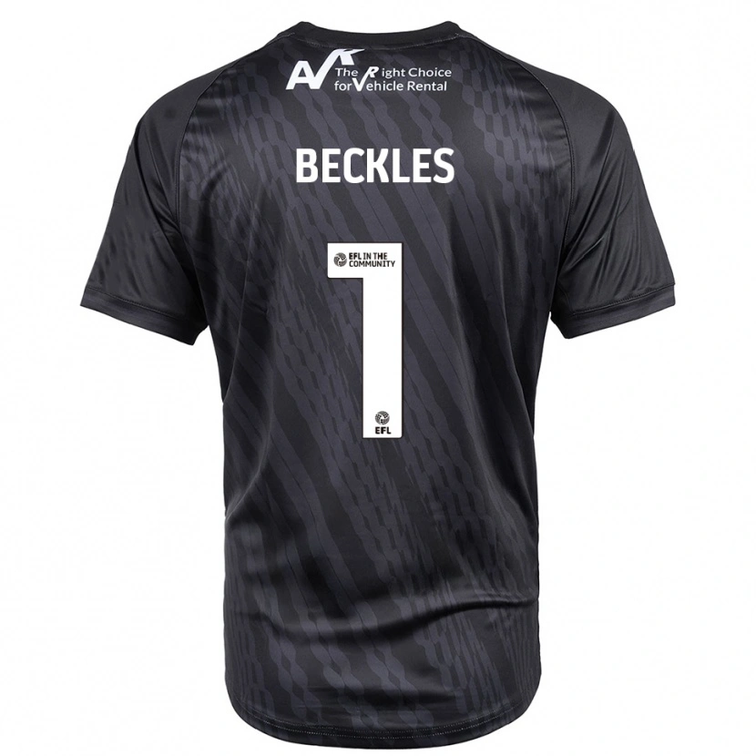 Danxen Kinderen Frankie Beckles #1 Zwart Wit Keepersshirt 2025/26 T-Shirt België