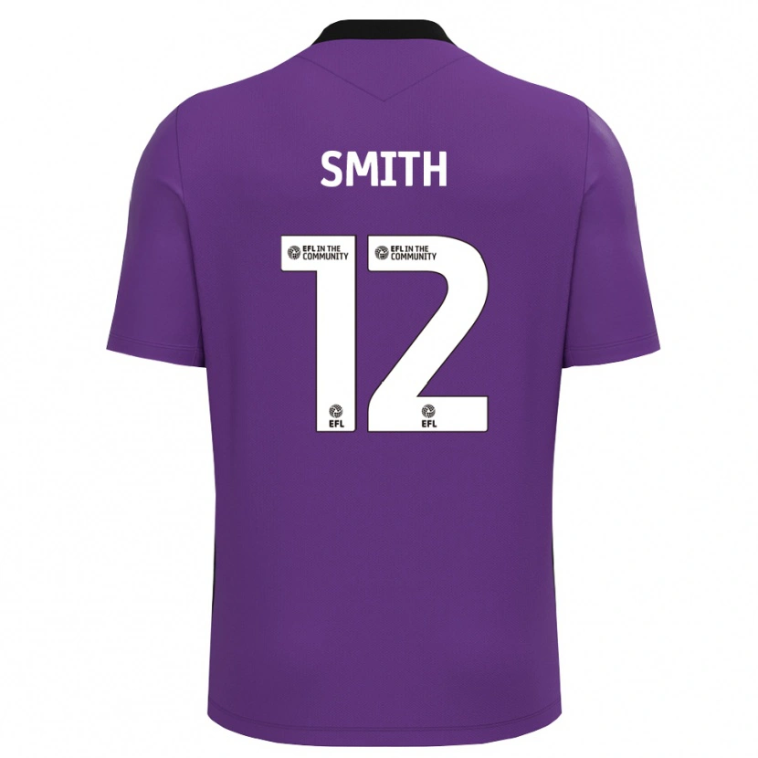 Danxen Kinderen Tom Smith #12 Paars Wit Keepersshirt 2025/26 T-Shirt België